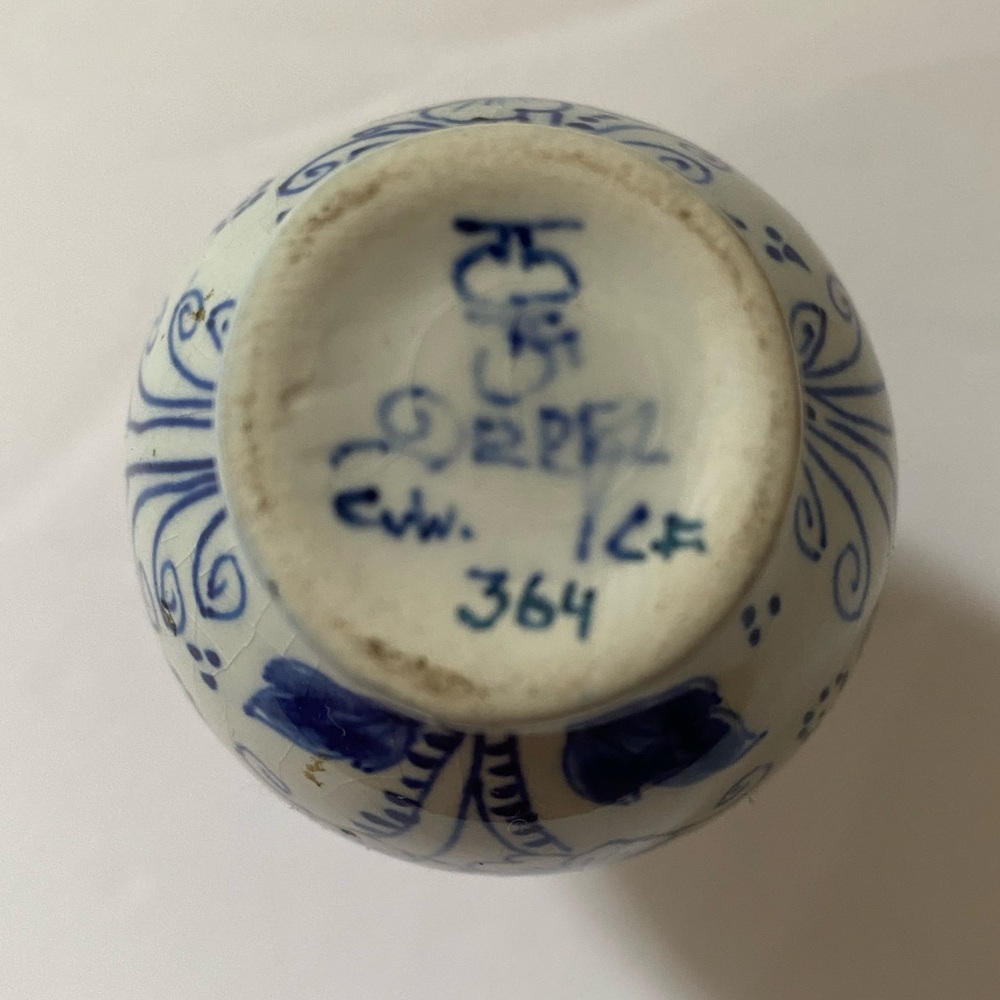 RARE Delft De Porceleyne Fles Holland Netherlands Blue White Miniature Jug 364 - Picture 5 of 11
